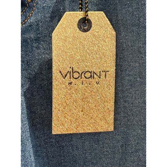 Vibrant Miu Cropped Denim Jeans size 3 (W25) NWT - Picture 7 of 8